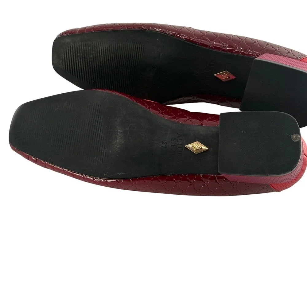 Altura Seite Loafer Moccasin Shoes Women Size 27 / 10 Fiorella Red‎